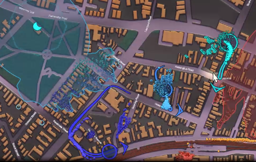 dWars battlefield view showing command zones and front-line positions.